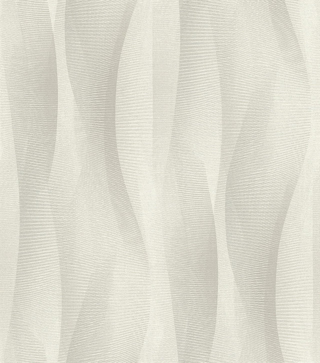 Advantage Currin Light Grey Wave Wallpaper
