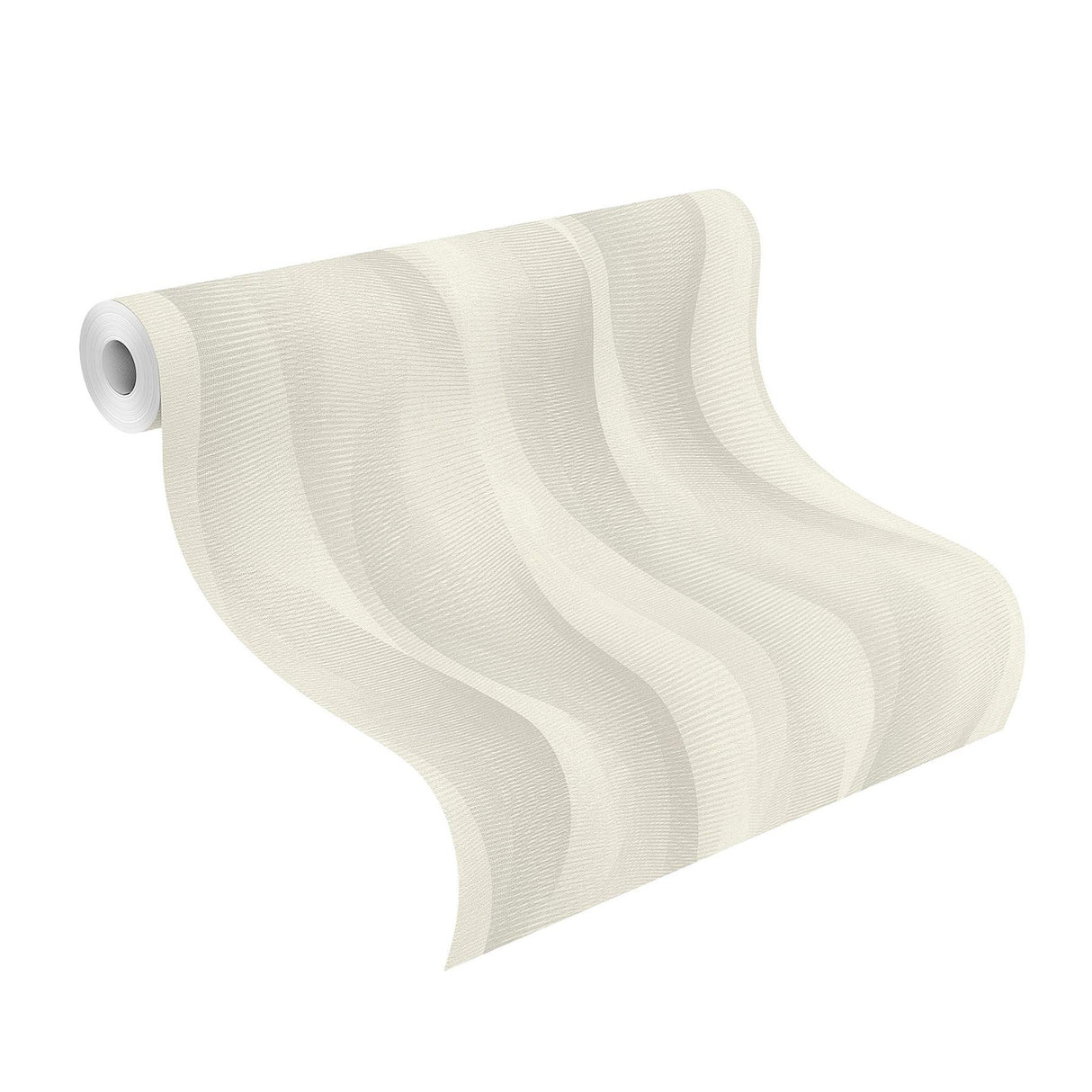 Advantage Currin Light Grey Wave Wallpaper
