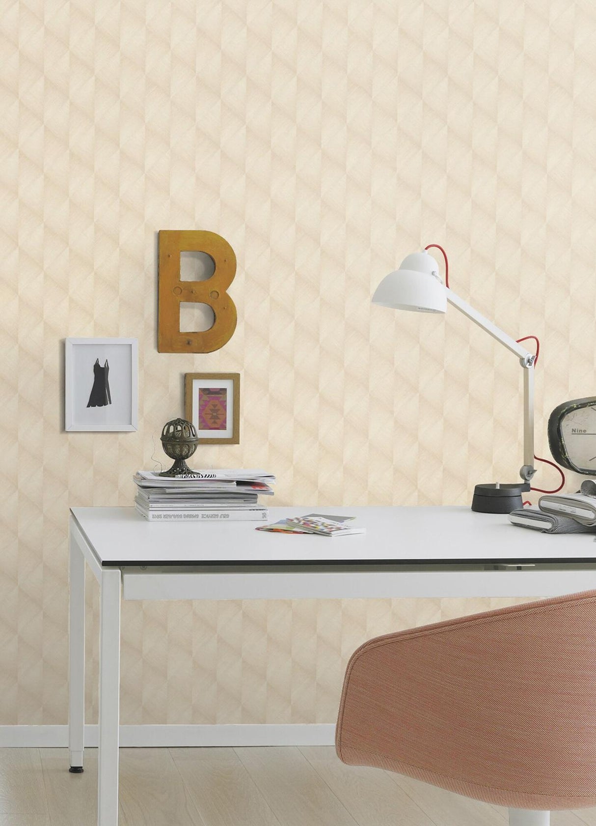 Advantage Miro Taupe Geo Wallpaper