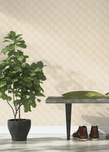 Advantage Miro Taupe Geo Wallpaper