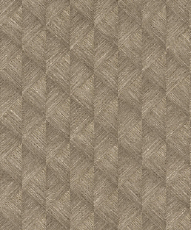 Advantage Miro Brown Geo Wallpaper