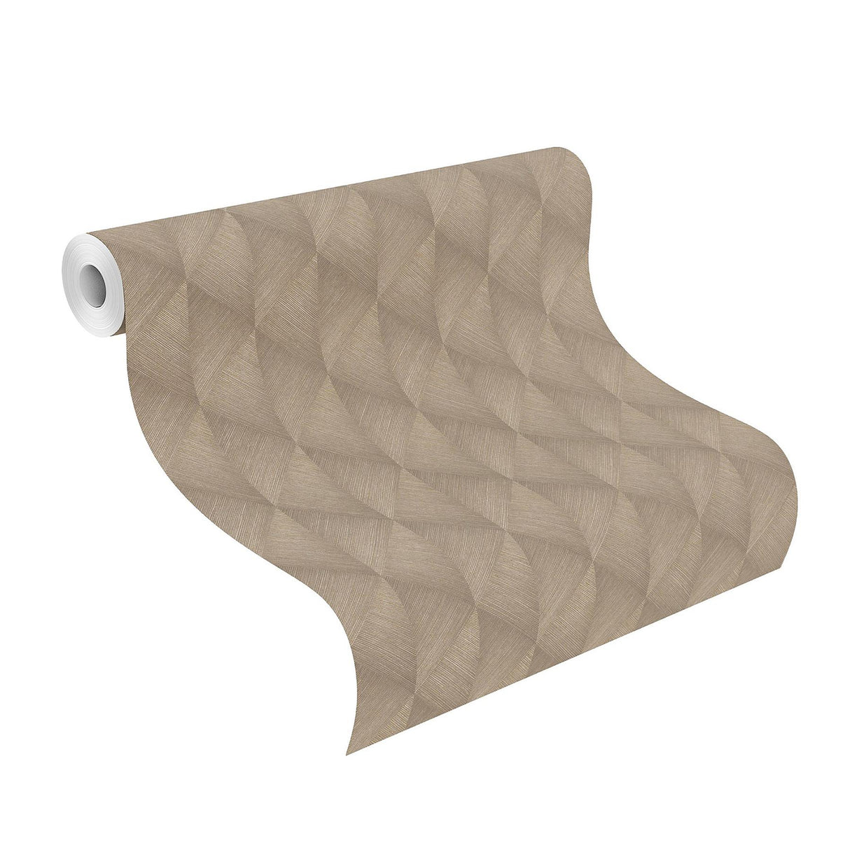 Advantage Miro Brown Geo Wallpaper