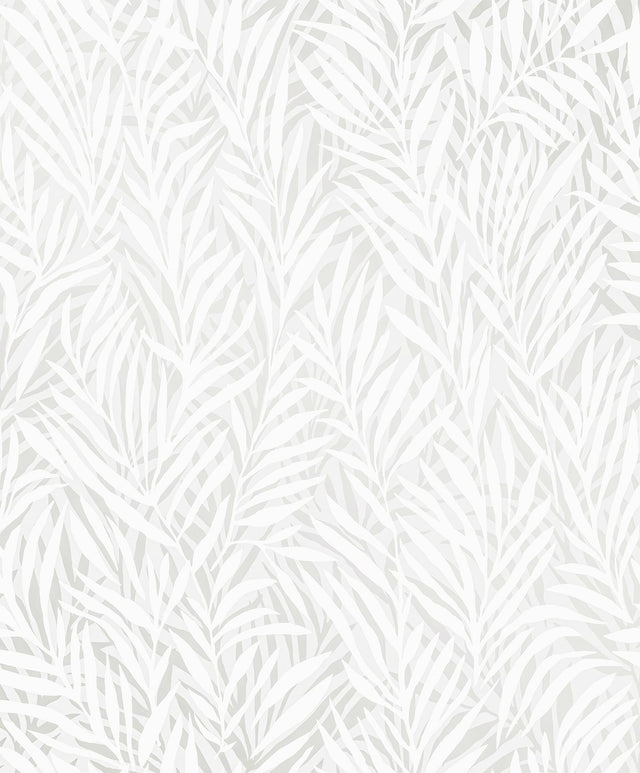 Advantage Holzer White Fern Wallpaper