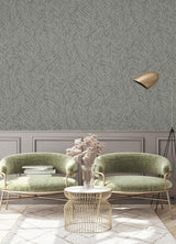 Advantage Holzer Dark Green Fern Wallpaper