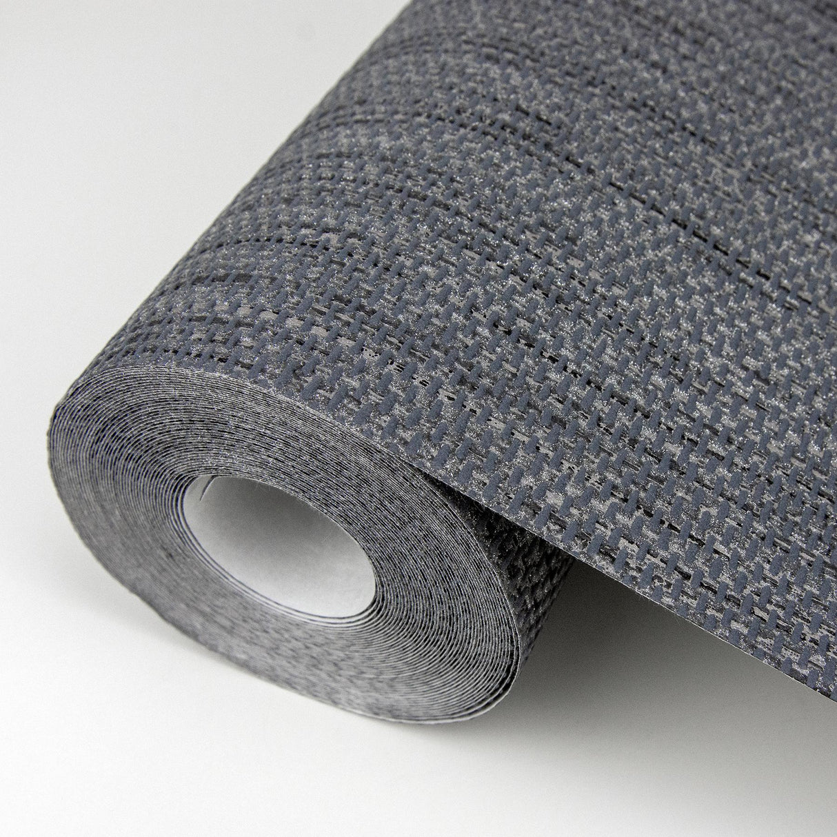 Advantage Cahaya Black Woven Wallpaper