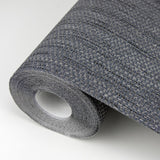 Advantage Cahaya Black Woven Wallpaper