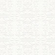 Brewster Home Fashions Ibold White Tin Ceiling Scroll Paintable Wallpaper