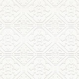 Brewster Home Fashions Brooklyn White Tin Paintable Wallpaper