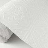 Brewster Home Fashions Brooklyn White Tin Paintable Wallpaper