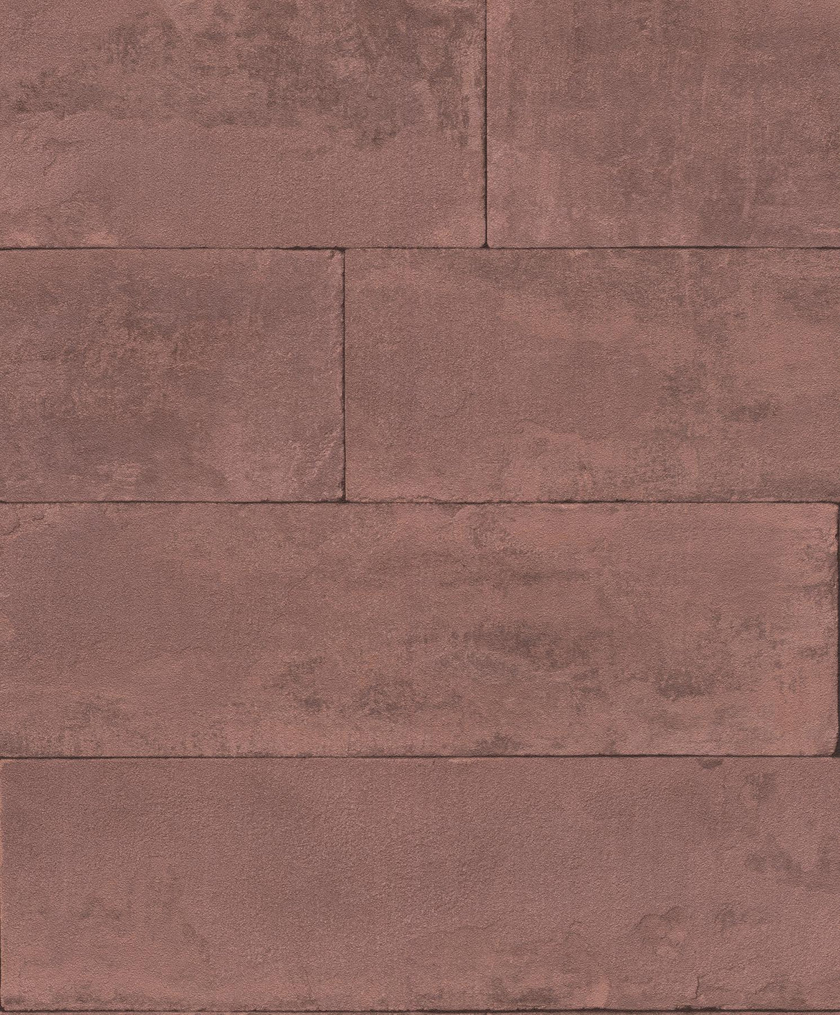 Advantage Lanier Oxblood Stone Plank Wallpaper