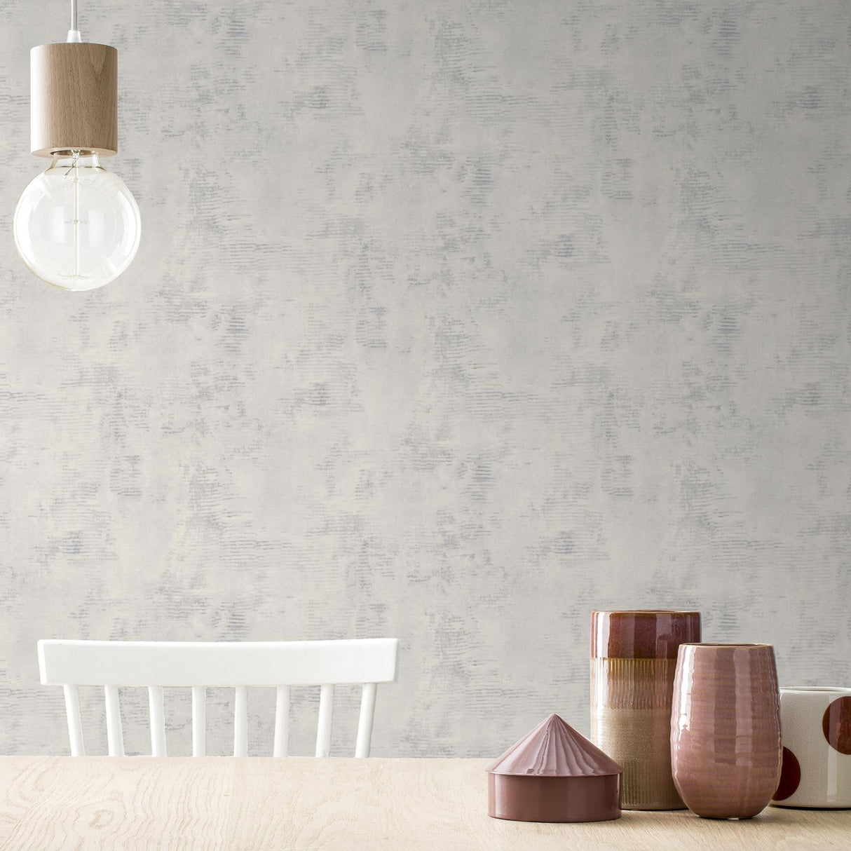 Advantage Osborn Light Grey Distressed Texture Wallpaper