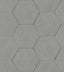 Advantage Bascom Dark Grey Stone Hexagon Wallpaper