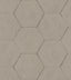 Advantage Bascom Light Grey Stone Hexagon Wallpaper