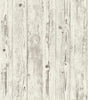 Advantage Albright White Weathered Oak Panels Wallpaper