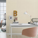 Advantage Haast Brass Vertical Woven Texture Wallpaper