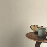 Advantage Haast Brass Vertical Woven Texture Wallpaper