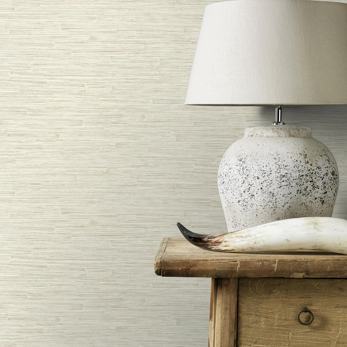 Advantage Hutton Cream Tile Wallpaper