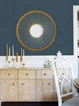 Advantage Hilbert Indigo Geometric Wallpaper