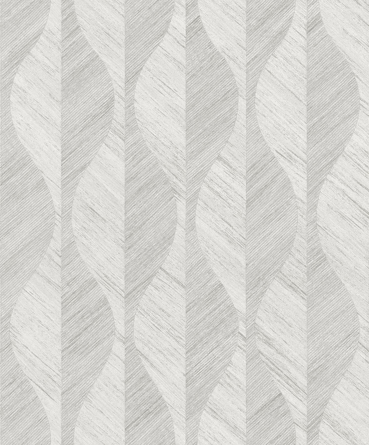 Advantage Oresome Silver Ogee Wallpaper