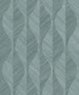Advantage Oresome Teal Ogee Wallpaper