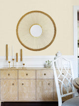 Advantage Hilbert Cream Geometric Wallpaper