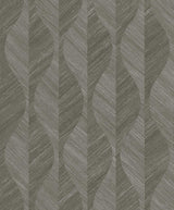 Advantage Oresome Dark Grey Ogee Wallpaper