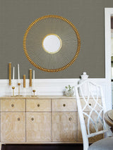 Advantage Hilbert Dark Grey Geometric Wallpaper