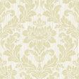 Advantage Galois Gold Damask Wallpaper
