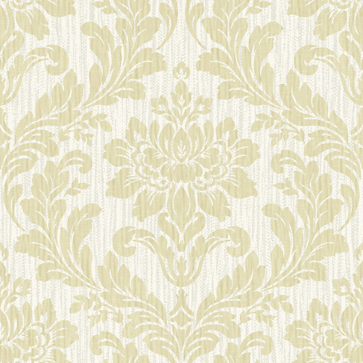 Advantage Galois Gold Damask Wallpaper