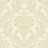 Advantage Galois Gold Damask Wallpaper