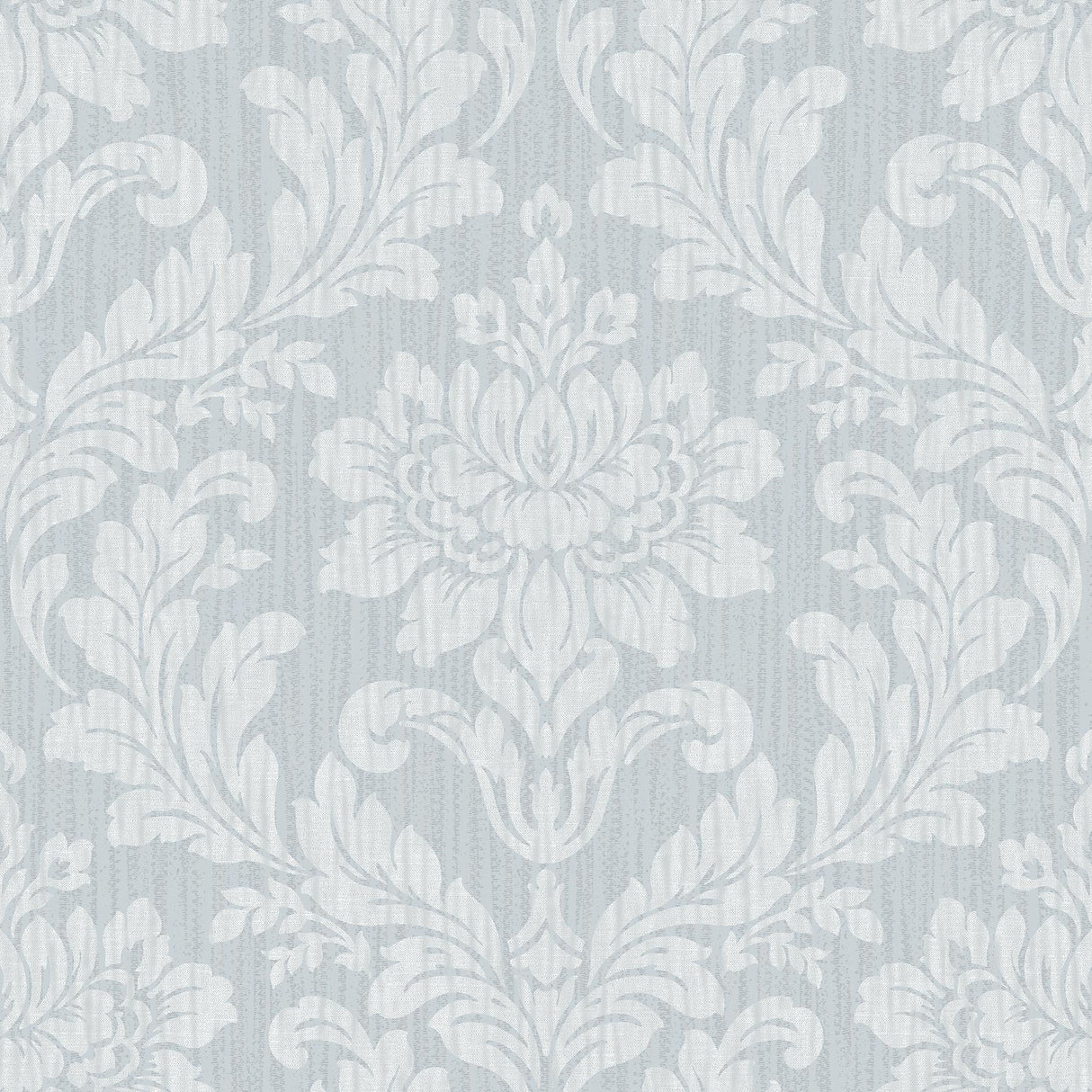Advantage Galois Light Blue Damask Wallpaper
