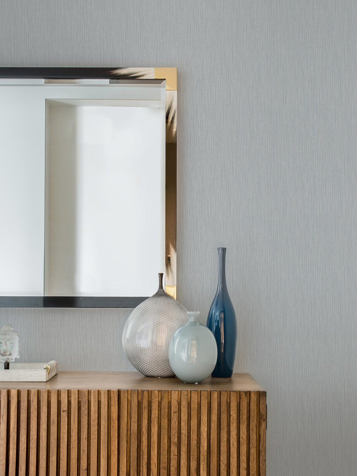 Advantage Abel Light Blue Textured Wallpaper