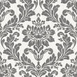 Advantage Galois Black Damask Wallpaper