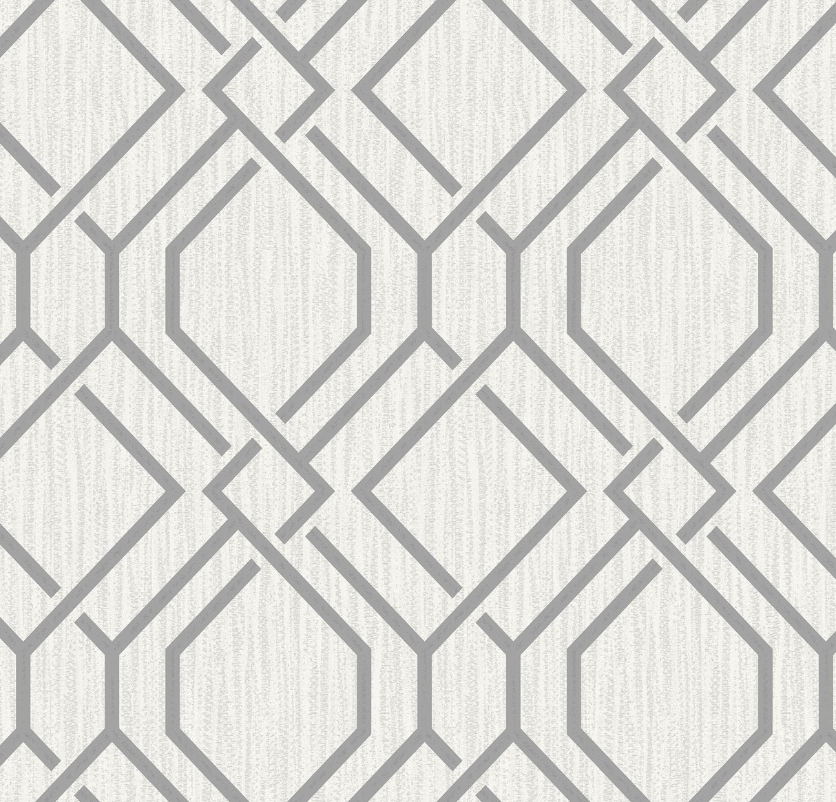 Advantage Frege Grey Trellis Wallpaper