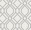 Advantage Frege Grey Trellis Wallpaper