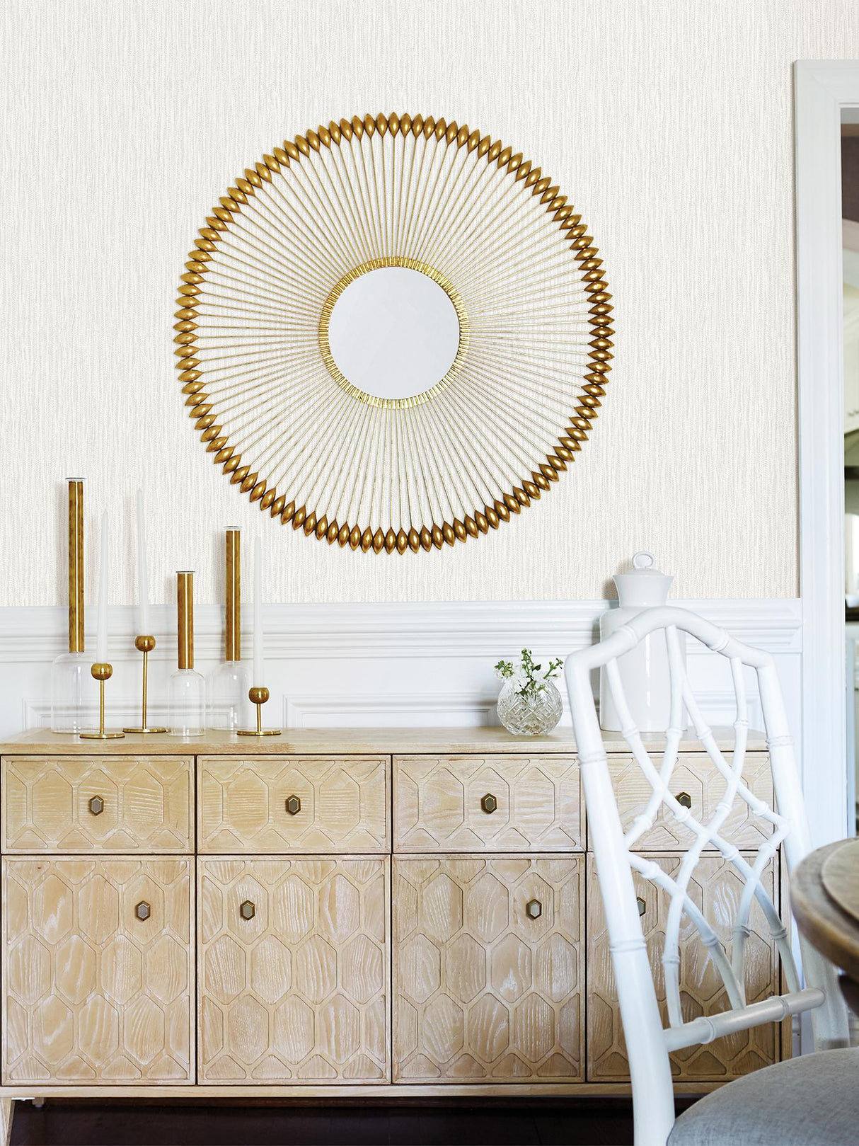 Advantage Abel Off-White Textured Wallpaper