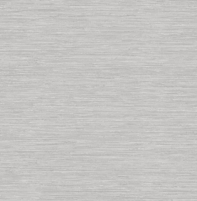 Advantage Cantor Grey Faux Grasscloth Wallpaper