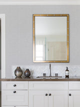 Advantage Wallis Grey Faux Linen Wallpaper