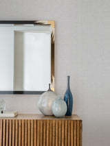 Advantage Wallis Grey Faux Linen Wallpaper