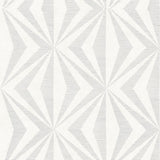 Advantage Monge Silver Geometric Wallpaper