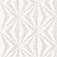 Advantage Monge Silver Geometric Wallpaper