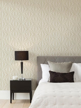 Advantage Monge Gold Geometric Wallpaper