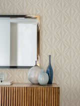 Advantage Monge Gold Geometric Wallpaper
