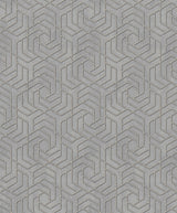 Advantage Tama Grey Geometric Wallpaper