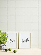 Advantage Kishi White Tile Wallpaper