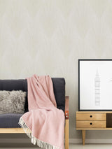 Advantage Keina Taupe Fronds Wallpaper