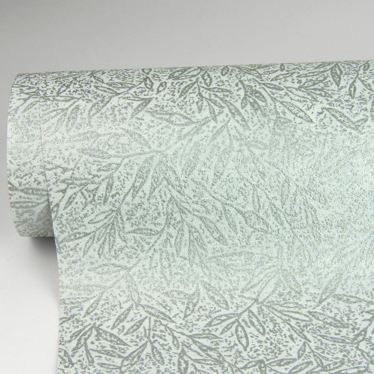 Advantage Sayuri Silver Leaf Trail Wallpaper