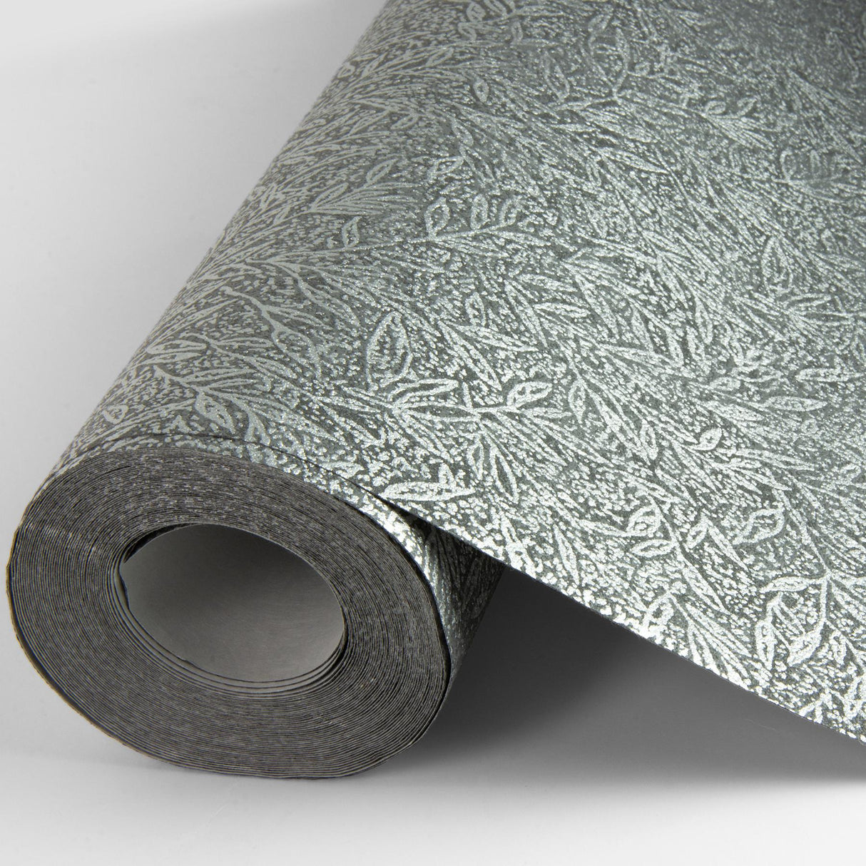 Advantage Sayuri Charcoal Leaf Trail Wallpaper