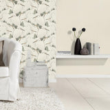 Advantage Hoshi White Woven Wallpaper