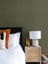Advantage Hoshi Green Woven Wallpaper